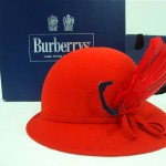 vintage 1960s burberry hat