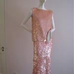 vintage 1960s paillette dress