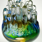 vintage 1960s warff for kosta polar art glass sculpture
