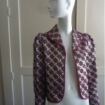vintage 1970s chloe disco puff sleeve lagerfeld designed jacket