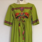 vintage alex coleman maxi dress