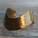 vintage brass cuff bracelet