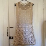 vintage embroidered applique dress