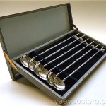 vintage japanese silver straw iced tea spoons