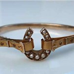 antique victorian horseshoe bracelet