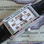 vintage 1920s bulova enamel swiss watch