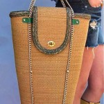 vintage italian huge straw purse