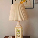 vintage midcentury frederick cooper porcelain ceramic lamp