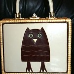 vintage owl purse