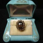 vintage topaz ring