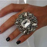 christian dior massive cocktail ring