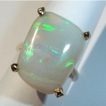 vintage 14k 5.2 gram opal ring