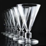 vintage 1930s set val saint lambert martini glasses
