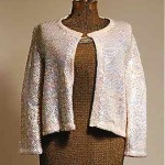 vintage 1950s iridescent sequin sweater