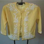 vintage 1960s beaded cardigan sweater