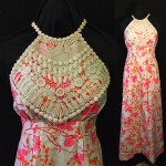 vintage 1960s lilly pulitzer maxi dress