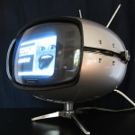 vintage 1960s mini panasonic television