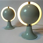 vintage 1970s bedside lamps