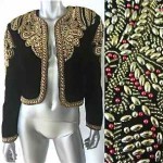 vintage 1980s beaded matador jacket