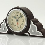 vintage french art deco bakelite alarm clock