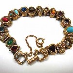 vintage goldette slides bracelet