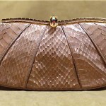 vintage judith leiber snakeskin handbag