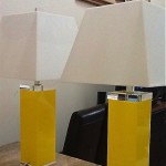 vintage lucite lamps