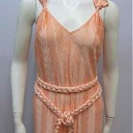 vintage mary mcfadden grecian pleated dress