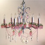 vintage murano glass grapes chandelier
