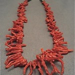 vintage navajo coral necklace