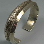 vintage navajo mary morgan sterling silver bracelet