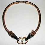 vintage nina ricci horse head choker