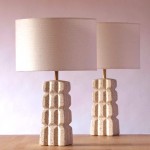 vintage pair 1950s table lamps