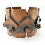 vintage rebajes copper cuff