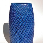 vintage stig lindberg reptile vase for gustavsberg