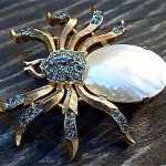 vintage trifari spider brooch