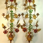 antique late 19th century art nouveau candelabra