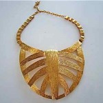 vendome massive modernist collar neck piece