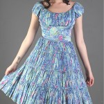 vintage 1950s day dress