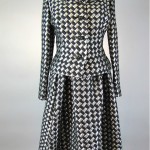 vintage 1960s oleg cassini metallic suit