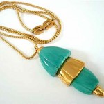 vintage 1979 givenchy modernist necklace