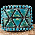 vintage anthony skeet turquoise bracelet