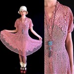 vintage crochet dress