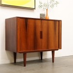 vintage danish modern kai kristiansen rosewood credenza