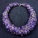 vintage emilia castillo mexican sterling amethyst necklace