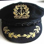 vintage greek captain's hat