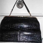vintage lucille alligator handbag