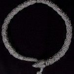vintage melesio rodriguez mexico sterling silver snake choker