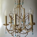 vintage midcentury chandelier