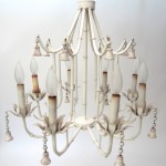 vintage midcentury faux bamboo pagoda chandelier